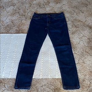 Banana Republic dark blue skinny jeans